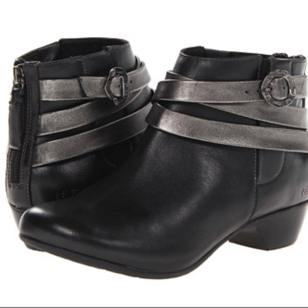 TAOS Bolero leather bootie in box. Worn once. Like new!